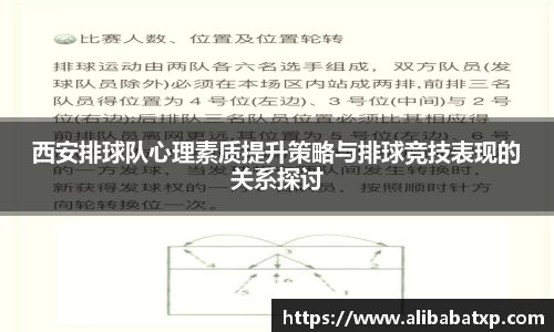 西安排球队心理素质提升策略与排球竞技表现的关系探讨